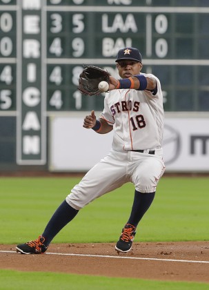 Houston Astros Third Baseman Luis Valbuena Editorial Stock Photo ...