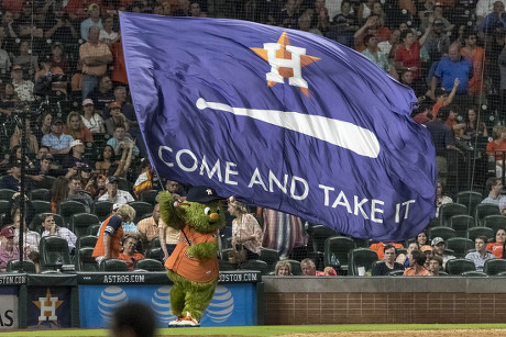 Houston Astros Mascot Orbit During Major Editorial Stock Photo