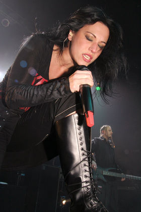 Lacuna Coil Cristina Scabbia Editorial Stock Photo - Stock Image