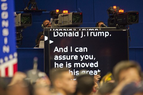 did a teleprompter fail during trumps july 4th speech