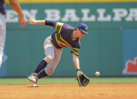 Bowling Green Hot Rods Second Baseman Editorial Stock Photo - Stock Image