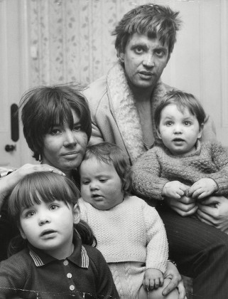 Cliff Adams Manager/agent To Pop Stars Georgie Fame Alan Price And Chris Farlowe With Is Wife Michele And Their Children After Being Rescued From Their Flat In Putney Which It Caught Fire. Box 677 905041623 A.jpg.