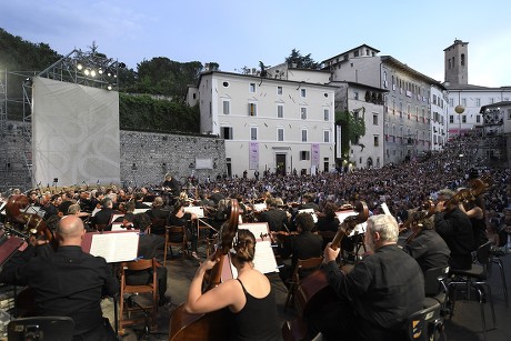 Final Concert 59 Spoleto Festival Dei 新闻传媒库存照片- 库存图片