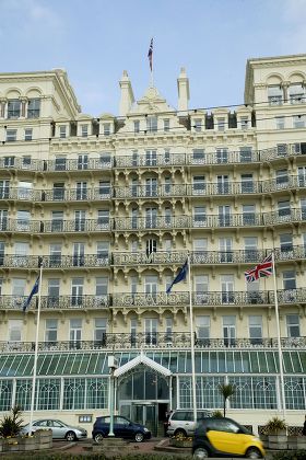 Grand Hotel Brighton East Sussex England Editorial Stock Photo - Stock