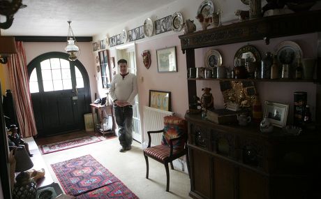 THE HOME OF FRANKIE HOWERD, WHICH HAS BEEN TURNED INTO A MUSEUM, CROSS, SOMERSET, BRITAIN - MAR 2006