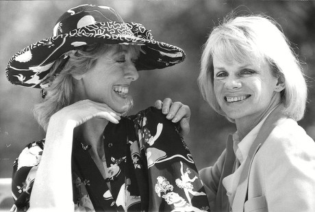 Actresses Maria Aitken (left) And Jill Bennett Who Are To Appear In A New Tv Series: Poor Little Rich Girls. (for Full Caption See Version) Box 679 21504169 A.jpg.