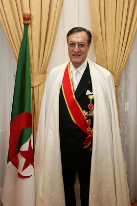 Mohamed Salah Dembri Algerian Ambassador Algerian Editorial Stock Photo