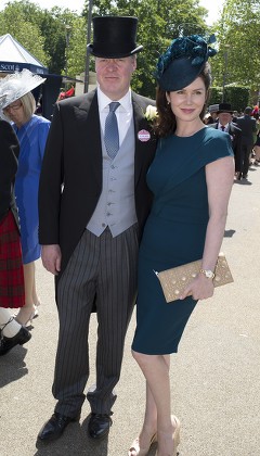 Earl Spencer And His New Wife Karen Gordon Enjoying The Third Day Of Royal Ascot. Picture David Parker 18.6.15.