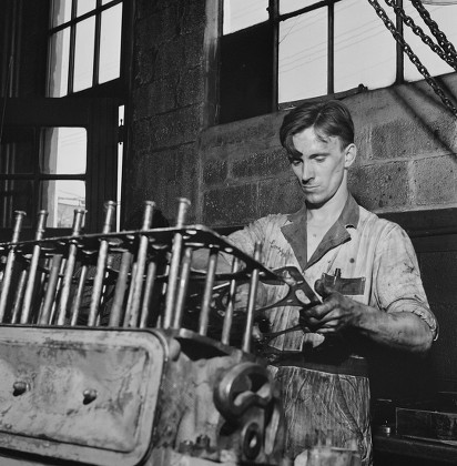 Mechanic Working On Greyhound Bus Engine Editorial Stock Photo - Stock ...