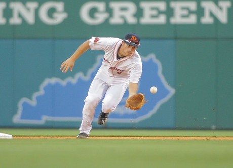 Bowling Green Hot Rods Second Baseman Editorial Stock Photo - Stock Image