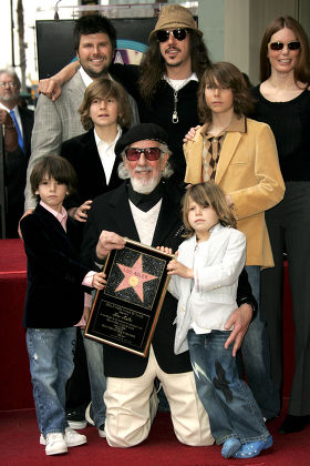 LOU ADLER RECEIVING A STAR ON THE HOLLYWOOD WALK OF FAME, LOS ANGELES, AMERICA - 06 APR 2006