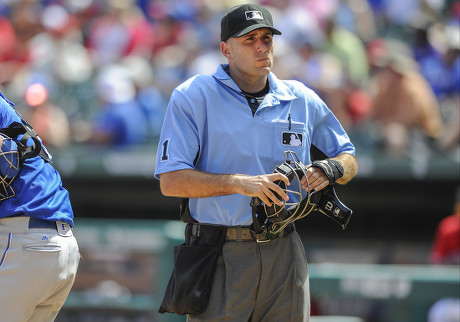 Mlb Umpire Pat Hoberg 31 During Editorial Stock Photo - Stock Image ...