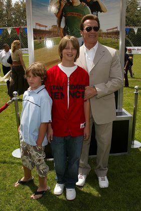 Arnold Schwarzenegger Sons Patrick Christopher Editorial Stock Photo