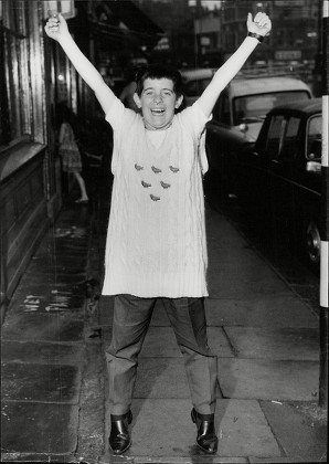 Lionel Avery Age 12 Wearing The Sweater He Was Given By Sussex Cricketer Ian Thomson At The Oval. Box 694 829061656 A.jpg.