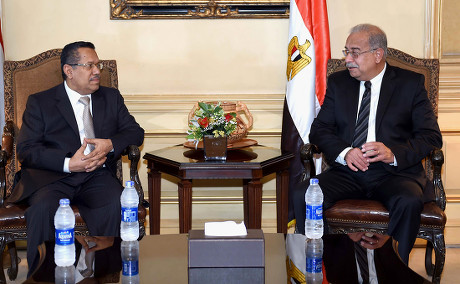 Yemen Prime Minister Ahmed bin Dagher visit to Egypt - 14 Aug 2016