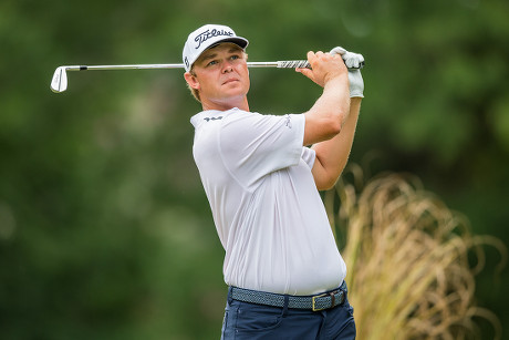 Golfer Patton Kizzire During Wyndham Championship Editorial Stock Photo