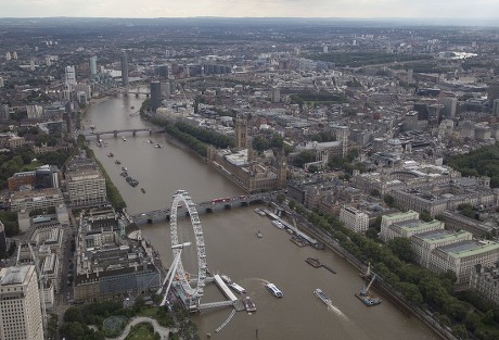 Aerial views of London, UK - 30 Jul 2016