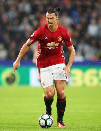 Photo Encadrée Signée Zlatan Ibrahimovic - Manchester United - Cadre Bois Noir