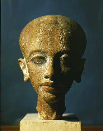 Head Princess Meritaten Daughter Akhenaten Nefertiti Editorial Stock ...