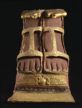 Feet Mummy Cartonnage Ptolemaic Era 30530 Editorial Stock Photo - Stock ...