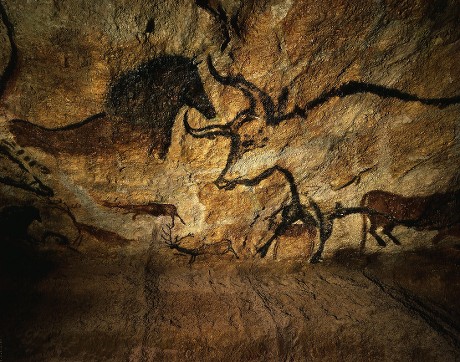 Great Hall Bulls Reconstruction Paleolithic Rock Editorial Stock Photo ...