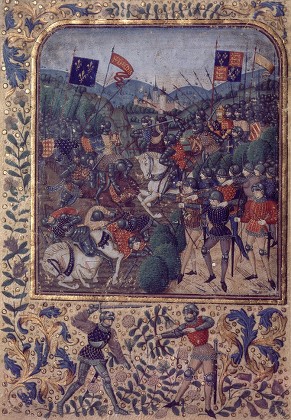 Battle Agincourt October 25 1415 English Editorial Stock Photo - Stock ...