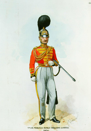 Trumpeter Royal Horse Guards 1852 Watercolour Editorial Stock Photo ...