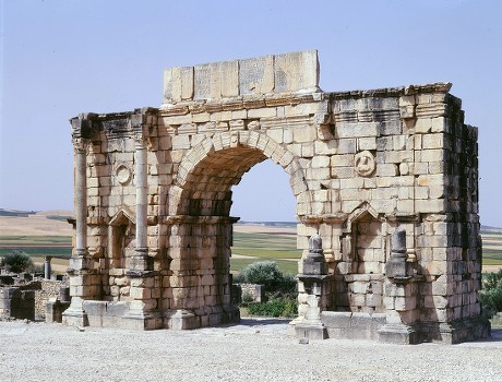 Triumphal Arch Erected 217 Ad Honour Editorial Stock Photo - Stock