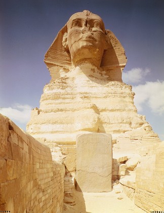 Great Sphinx Granite Stele Commemorating Dream Editorial Stock Photo ...