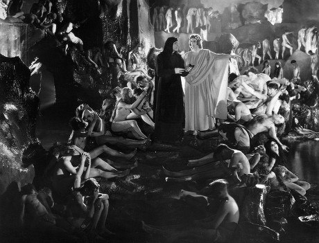 Advertisement for the film Dante's Inferno 1924 - vintage movie