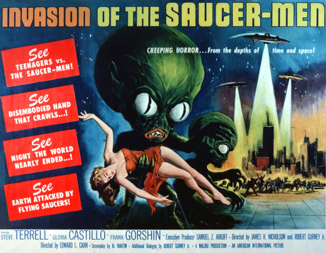 Invasion Saucer Men 1957 Editorial Stock Photo - Stock Image | Shutterstock