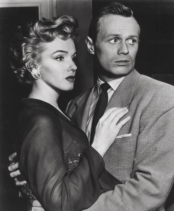 Marilyn Monroe Richard Widmark Editorial Stock Photo - Stock Image