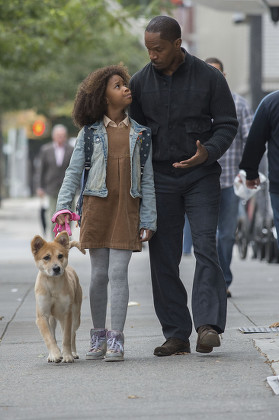 Quvenzhane Wallis Jamie Foxx Editorial Stock Photo - Stock Image