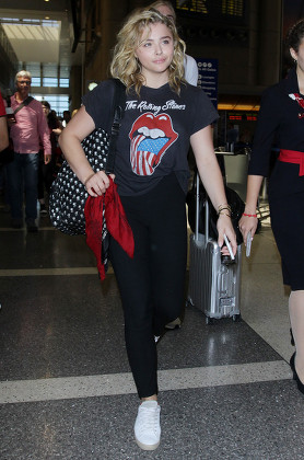 Chloe Grace Moretz at Los Angeles International Airport (LAX