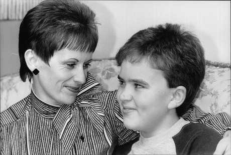 Susan Fletcher And Son Martin. Susan Lost Her Husband John Her Son Andrew Father-in-law Eddie And Brother-in-law Peter In Bradford City Stadium Fire. Box 704 504081648 A.jpg.