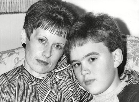 Widow Susan Fletcher And 12-year-old Son Martin Fletcher A Survivor Of The Bradford City Stadium Fire. Susan Lost Four Members Of Her Family In The Disaster - Including Her Husband John Fletcher And Son Andrew Fletcher. Box 704 30408161 A.jpg.