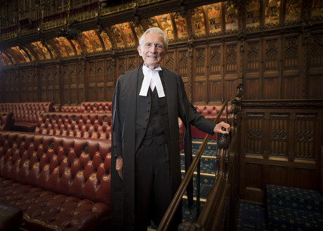 Lord Fowler on his first day as Lord Speaker, House of Lords, London, UK - 05 Sep 2016