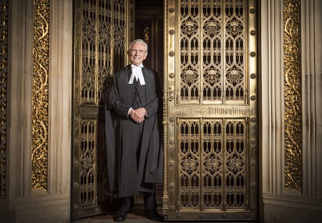 Lord Fowler on his first day as Lord Speaker, House of Lords, London, UK - 05 Sep 2016