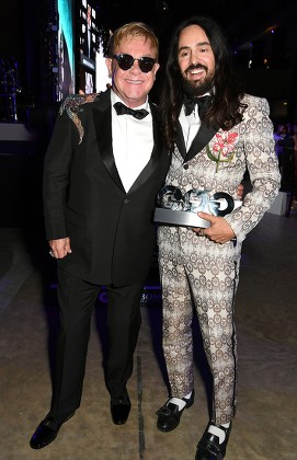 Sir Elton John Alessandro Michele Editorial Stock Photo Stock