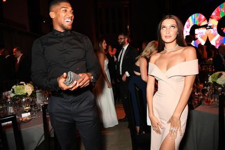 Anthony Joshua Bella Hadid Editorial Stock Photo - Stock Image ...