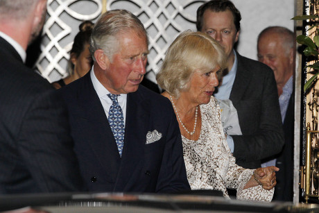 Prince Charles and Camilla Duchess of Cornwall at Scotts restaurant ...