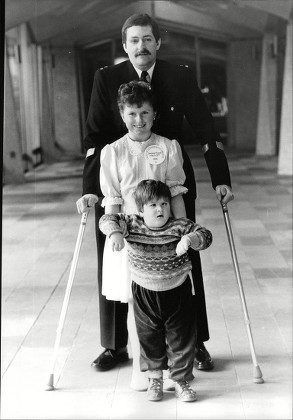 Child Of Achievement Awards. Pc John (jon) Gordon Who Lost Both Legs In The Ira Bombing Of Harrods Last Year With 4-year-old Dean Halliwell Who Proved The Doctors Wrong By Learning To Walk And Mandy Tiernan 9 Who Was Also Told She Would Never Walk Ye
