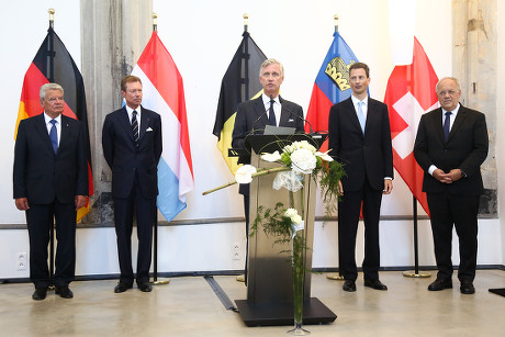 King Philippe meets German Heads Of State, Eupen, Belgium - 08 Sep 2016