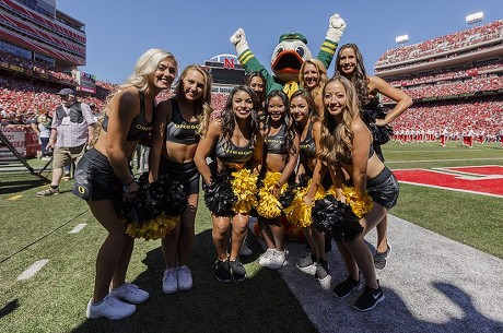 Oregon Ducks Cheerleaders Editorial Stock Photo - Stock Image ...