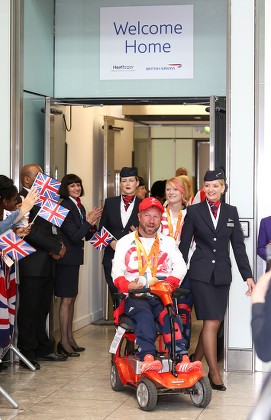 Paralympians return home from Rio 2016 Paralympic Games, London, UK - 20 Sep 2016