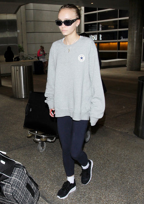 Lily-Rose Depp at LAX International Airport, Los Angeles, USA - 20 Sep 2016