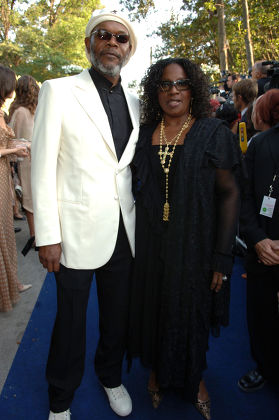 Samuel L Jackson Latanya Richardson Jackson Editorial Stock Photo