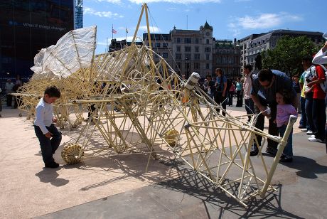 'Strandbeests' by Theo Jansen, Trafalgar Square, London, Britain - 24 June 2006