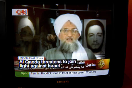 Ayman al-Zawahiri saying in a video that Al-Qaeda will respond to attacks on Muslims in Lebanon and Gaza - 27 Jul 2006