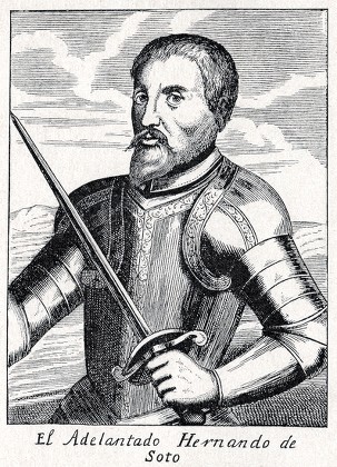 Hernando De Soto 14961542 Spanish Explorer Editorial Stock Photo ...